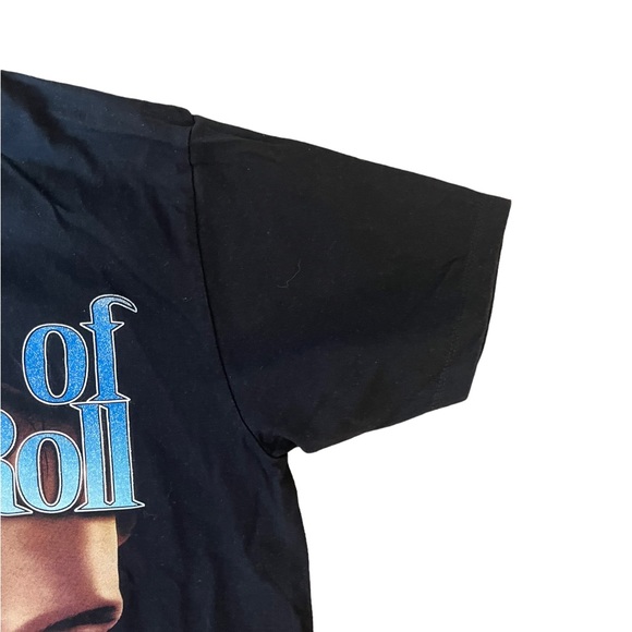 Elvis Presley Mens Tshirt Size Large 42-44 Black The King Of Rock N Roll - Picture 2 of 9